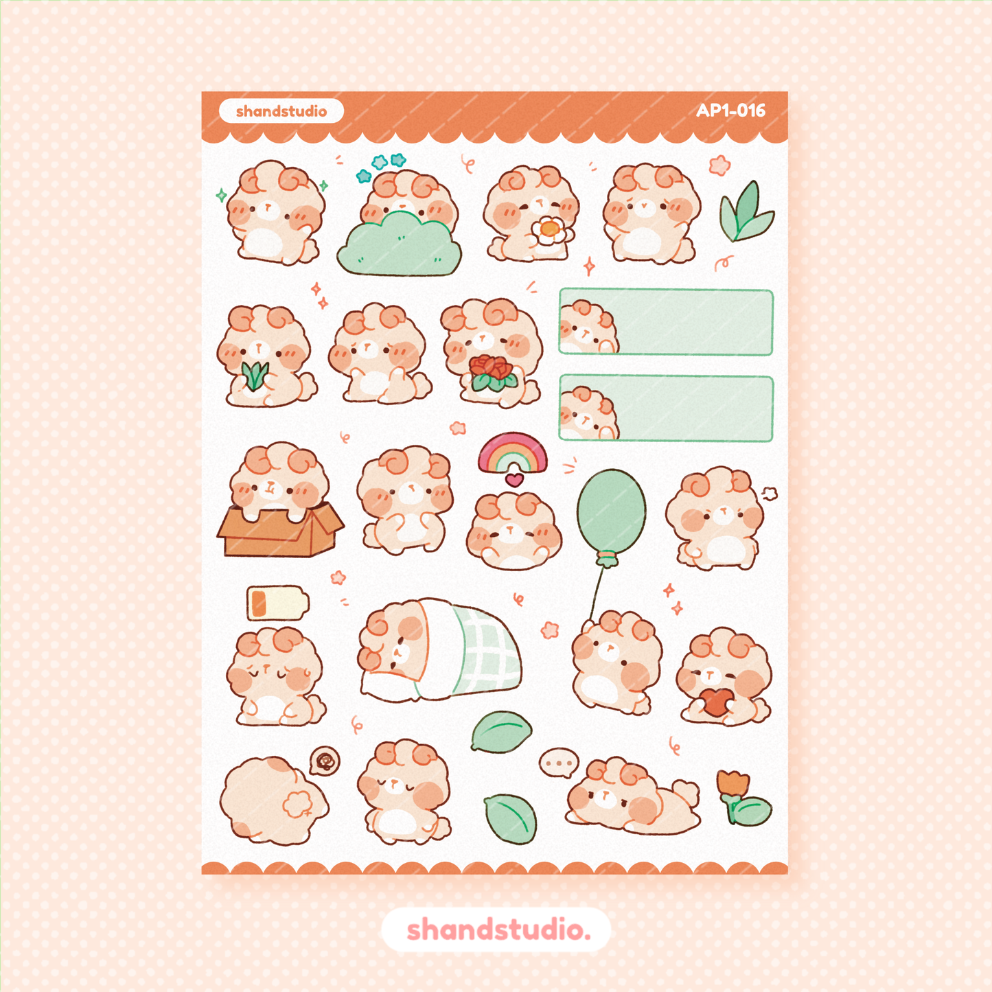 Sheep Sticker Sheet