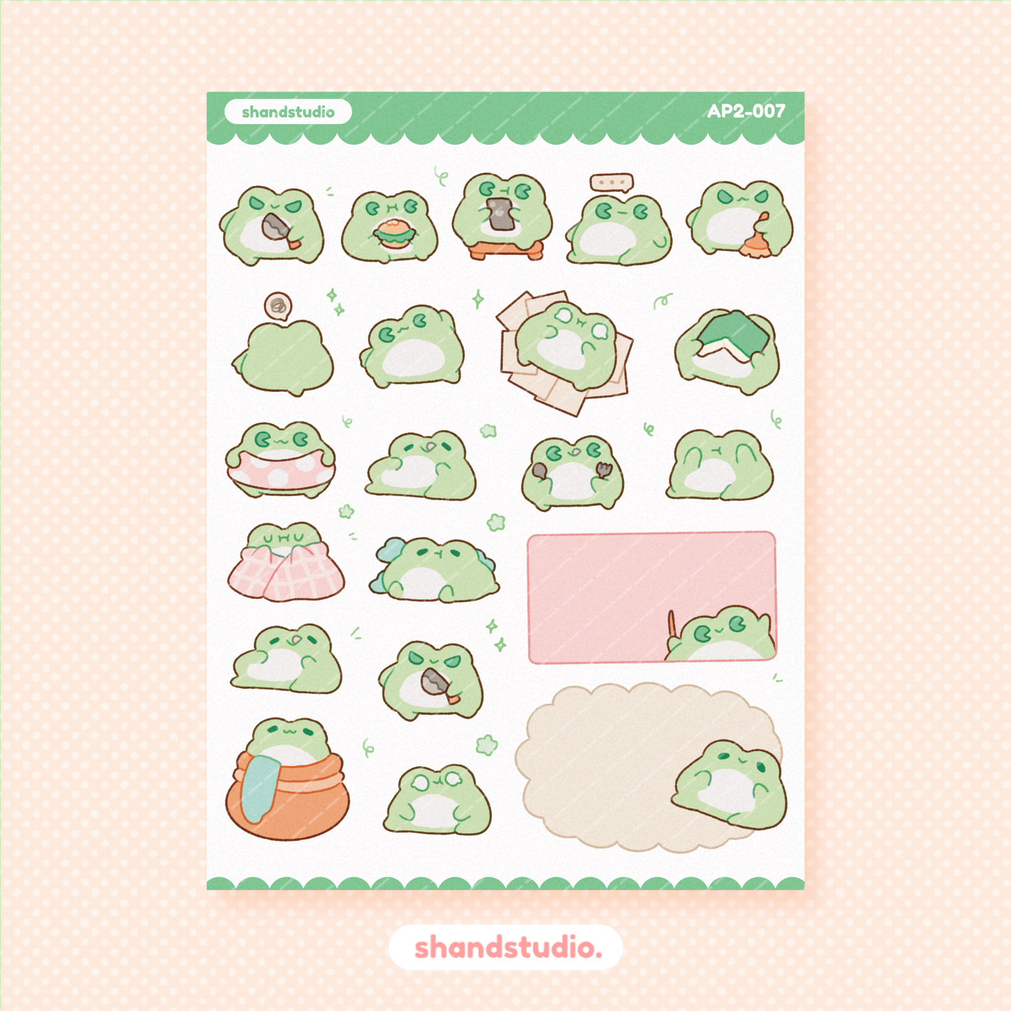 Froggo Sticker Sheet