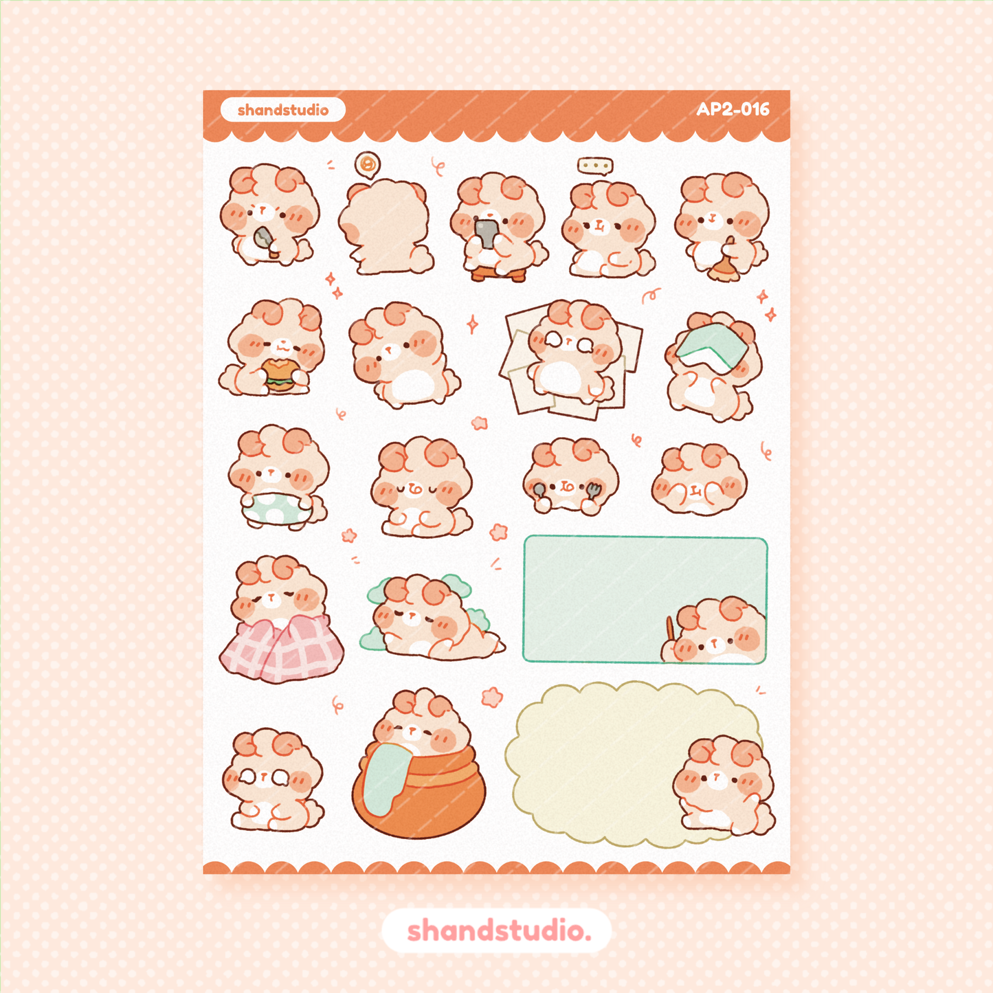 Sheep Sticker Sheet