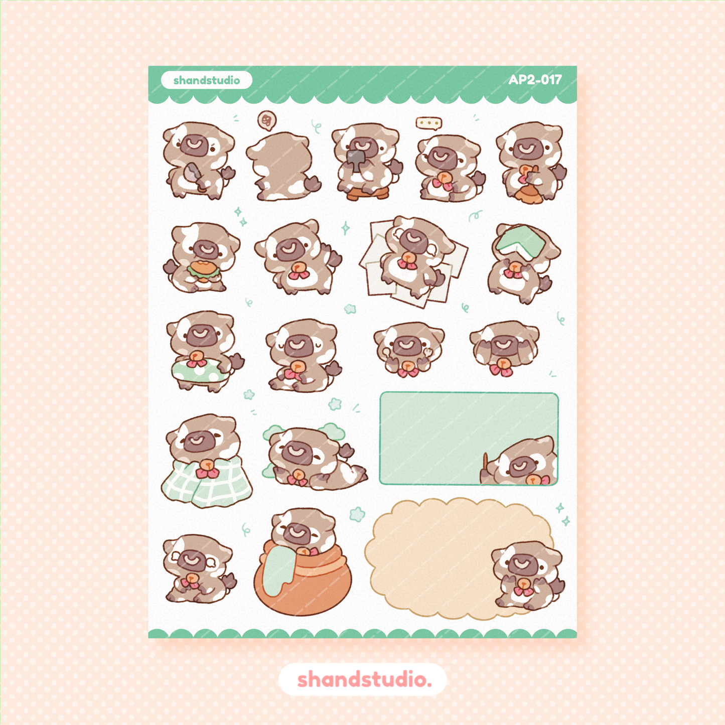 Moo Sticker Sheet