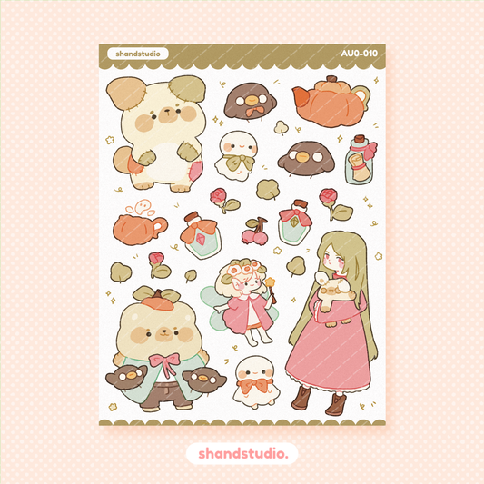 Halloween #6: Woodland Creatures Planner Sticker Sheet