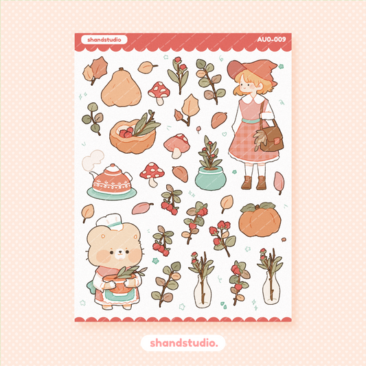 Autumn Cozy Sticker Sheet