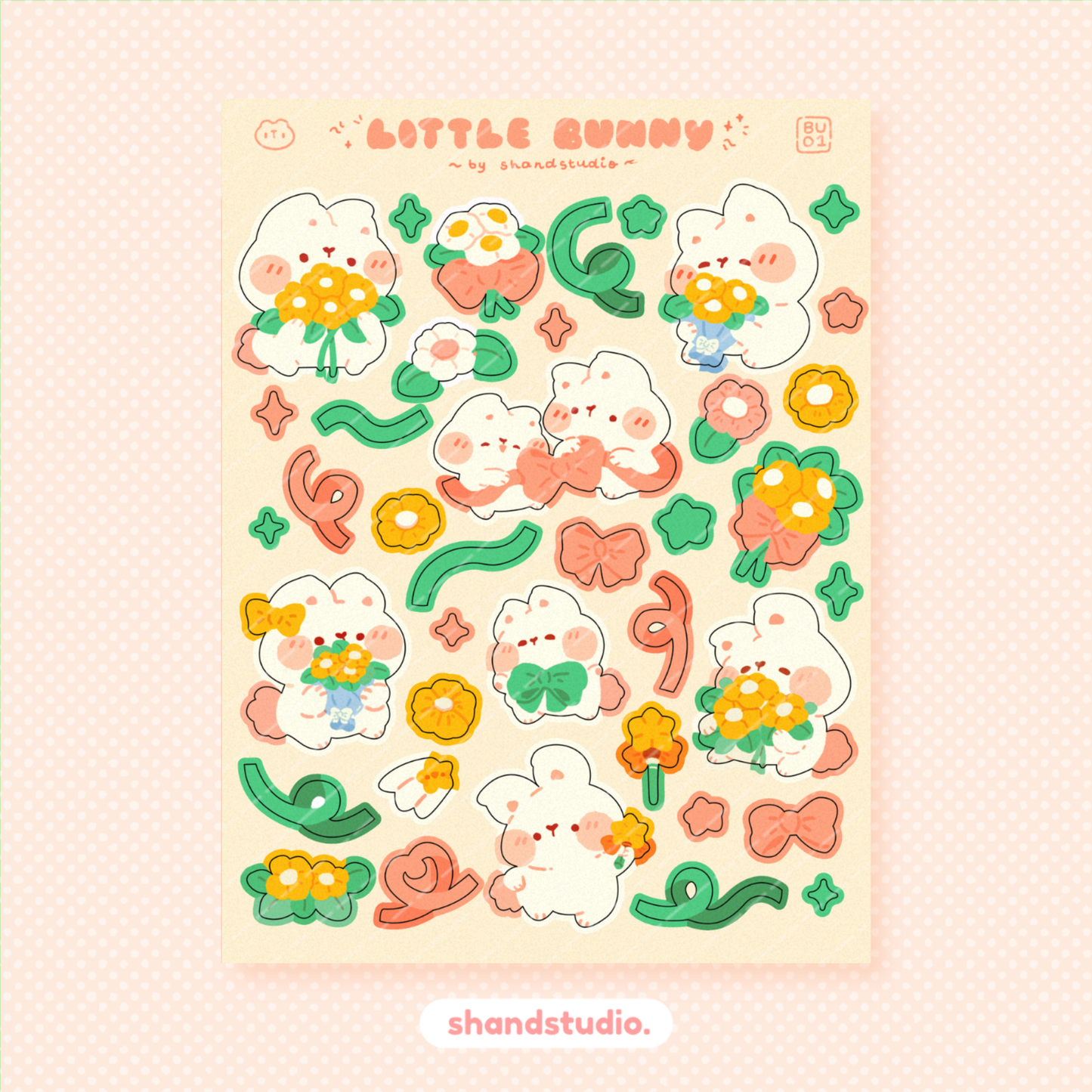 Little Bunny Sticker Sheet