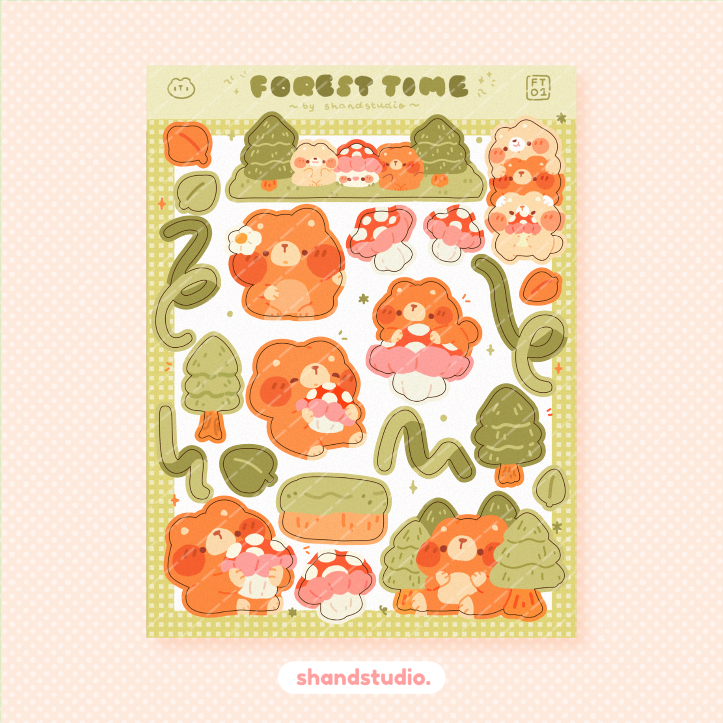 Forest Time Sticker Sheet