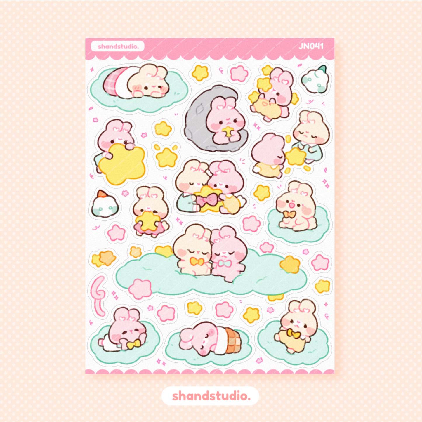 Bunny Dreams Mini Sticker Sheet