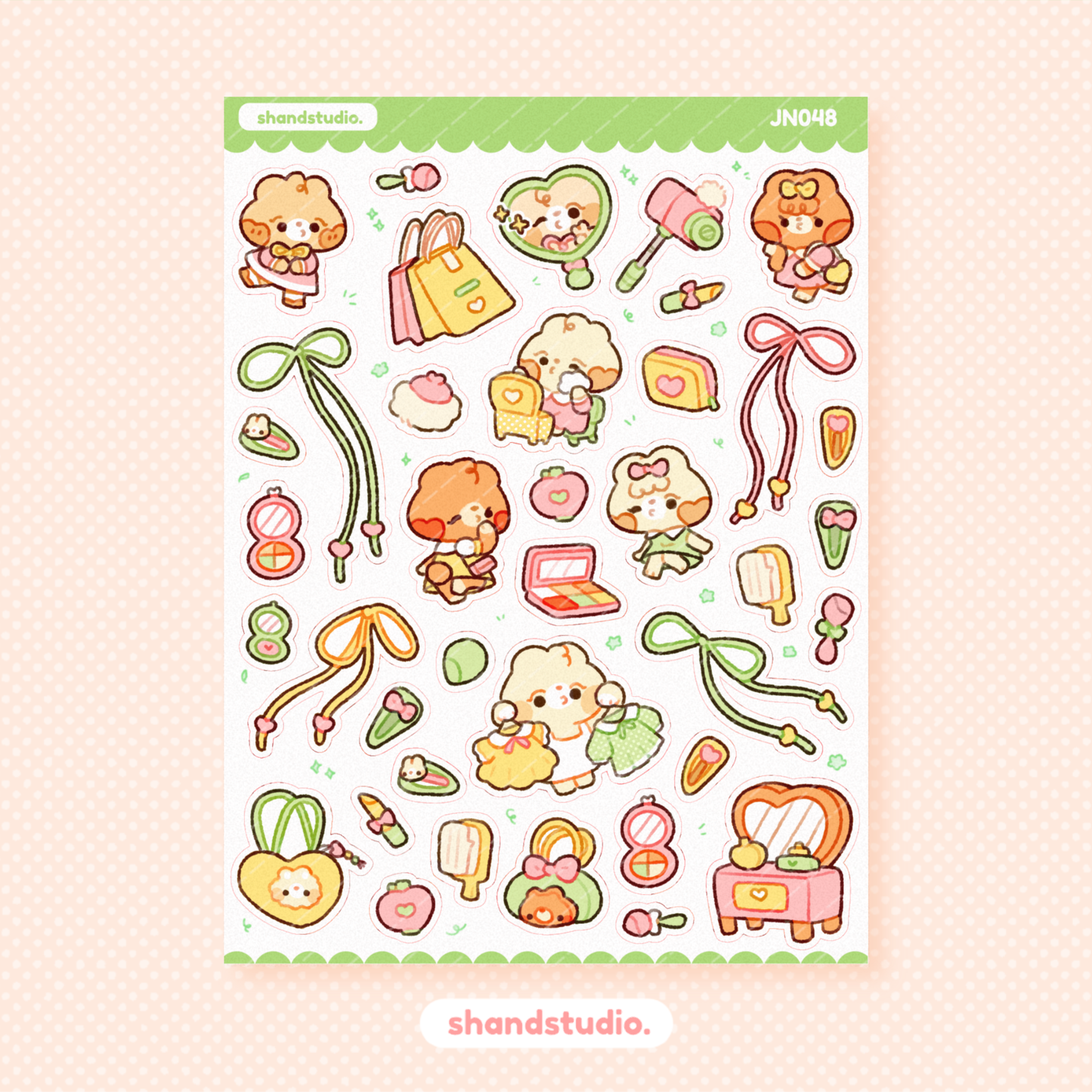 Get Ready with Me Mini Sticker Sheet