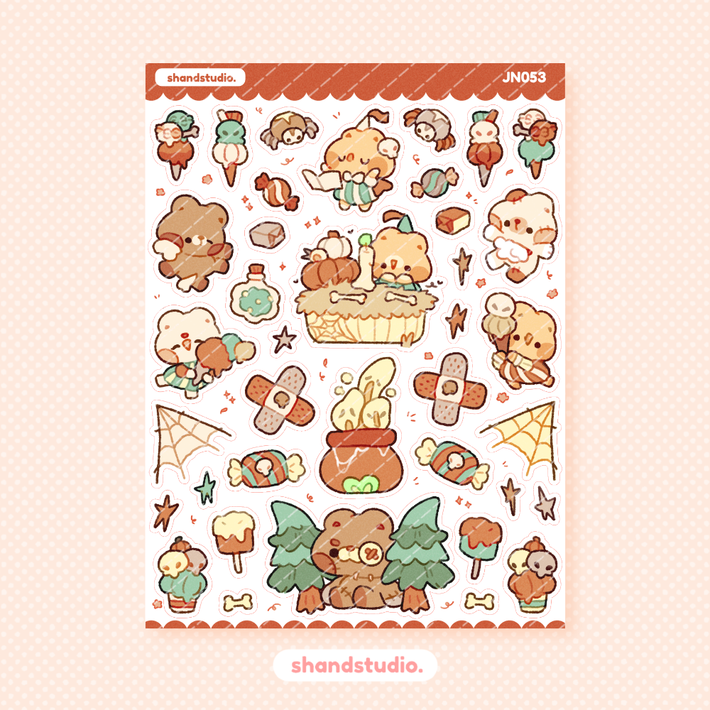 Tricky Treats Mini Sticker Sheet