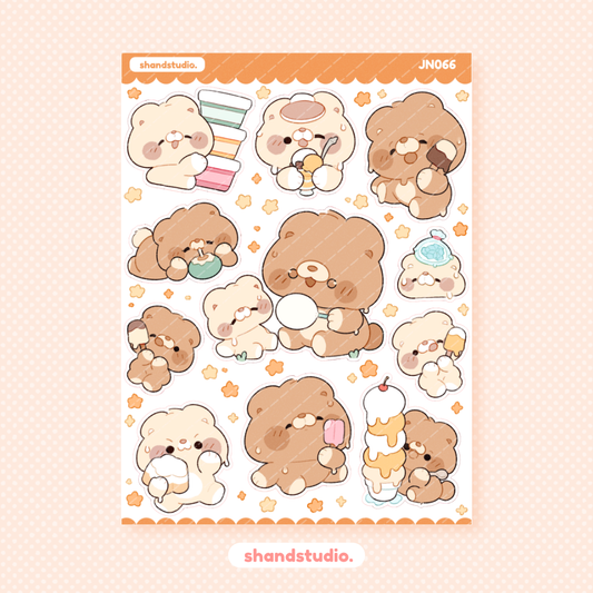#2 Summer Bears Sticker Sheet