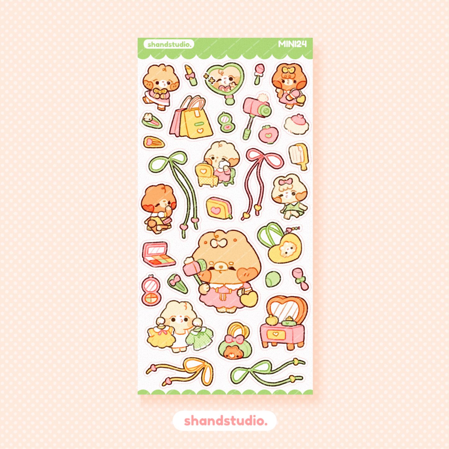 Get Ready with Me Mini Sticker Sheet