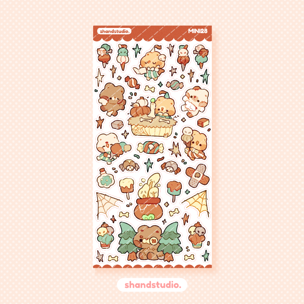 Tricky Treats Mini Sticker Sheet