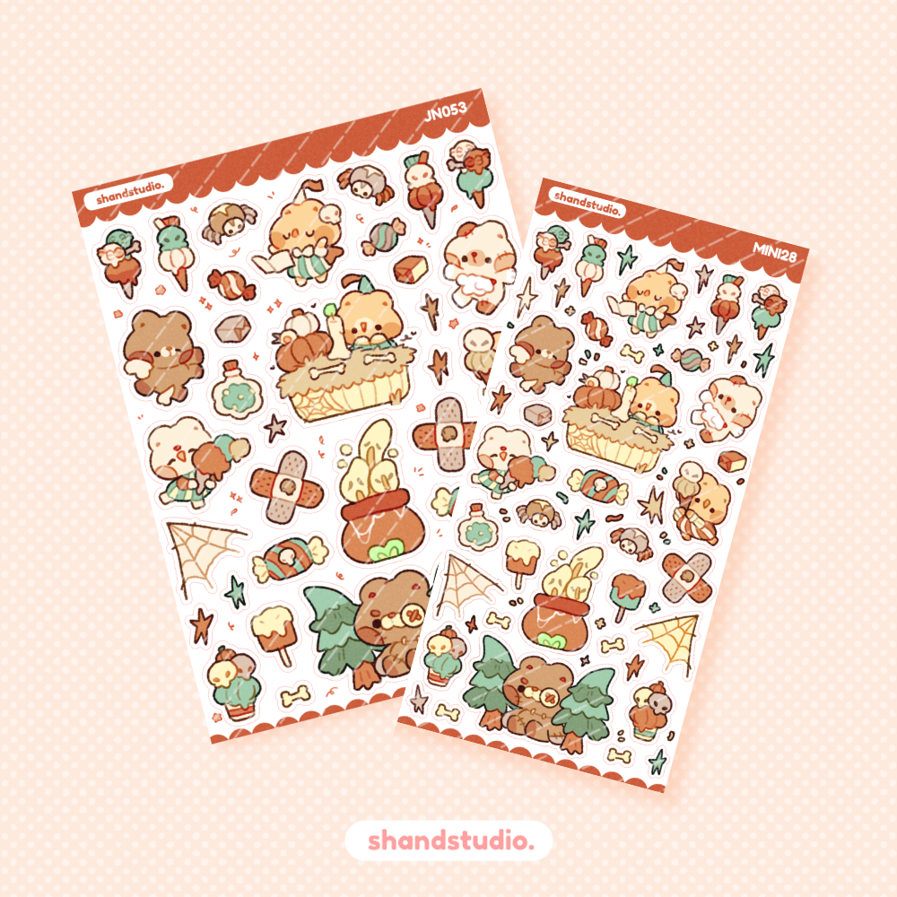 Tricky Treats Mini Sticker Sheet