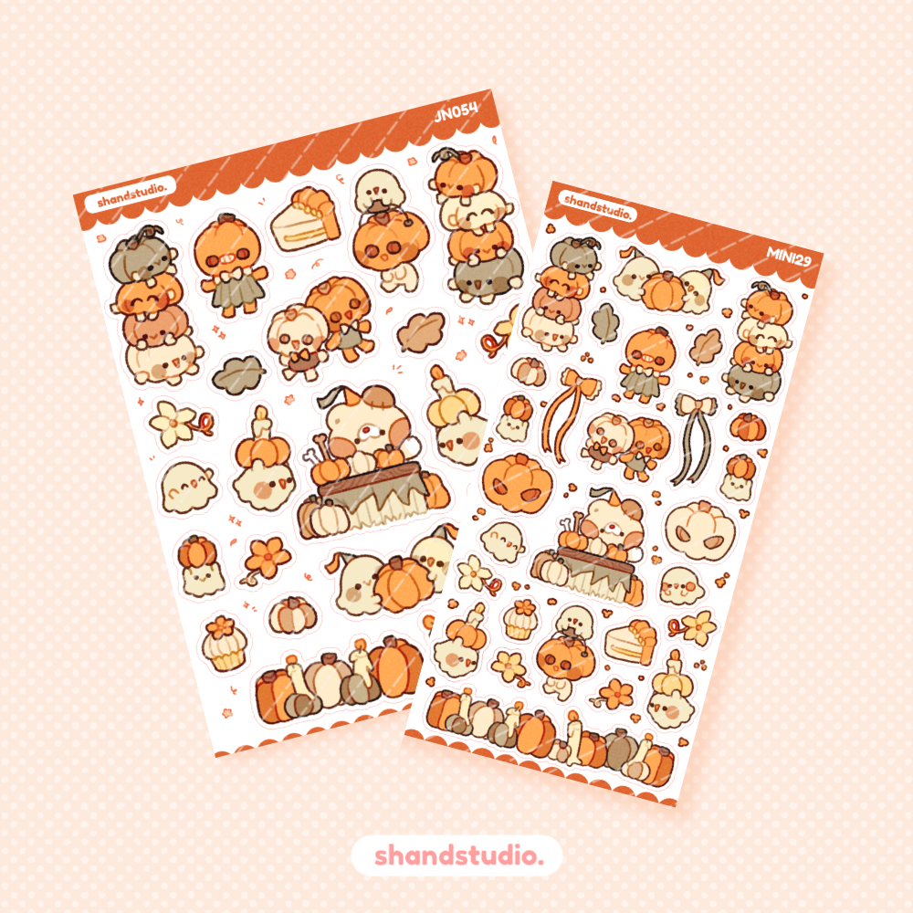 Pumpkin Babies Mini Sticker Sheet