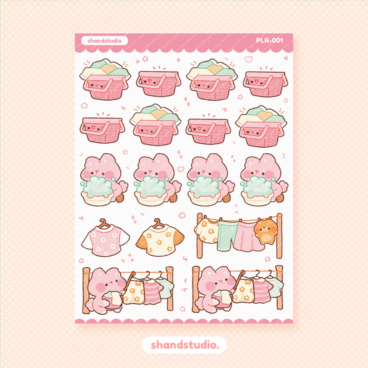 Laundry Planner Sticker