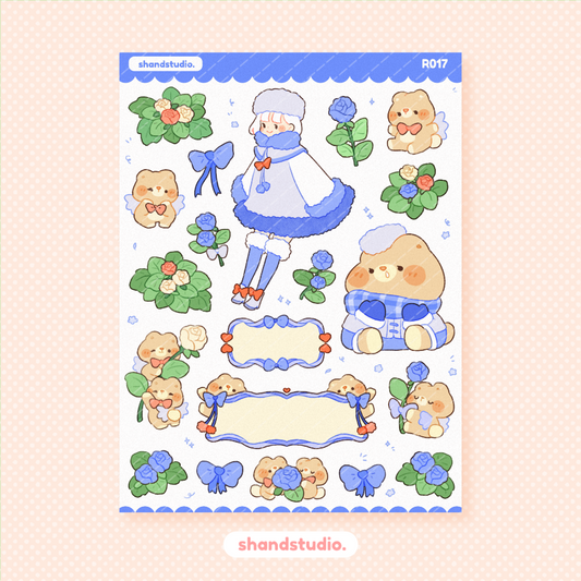 Winter Witch Sticker Sheet