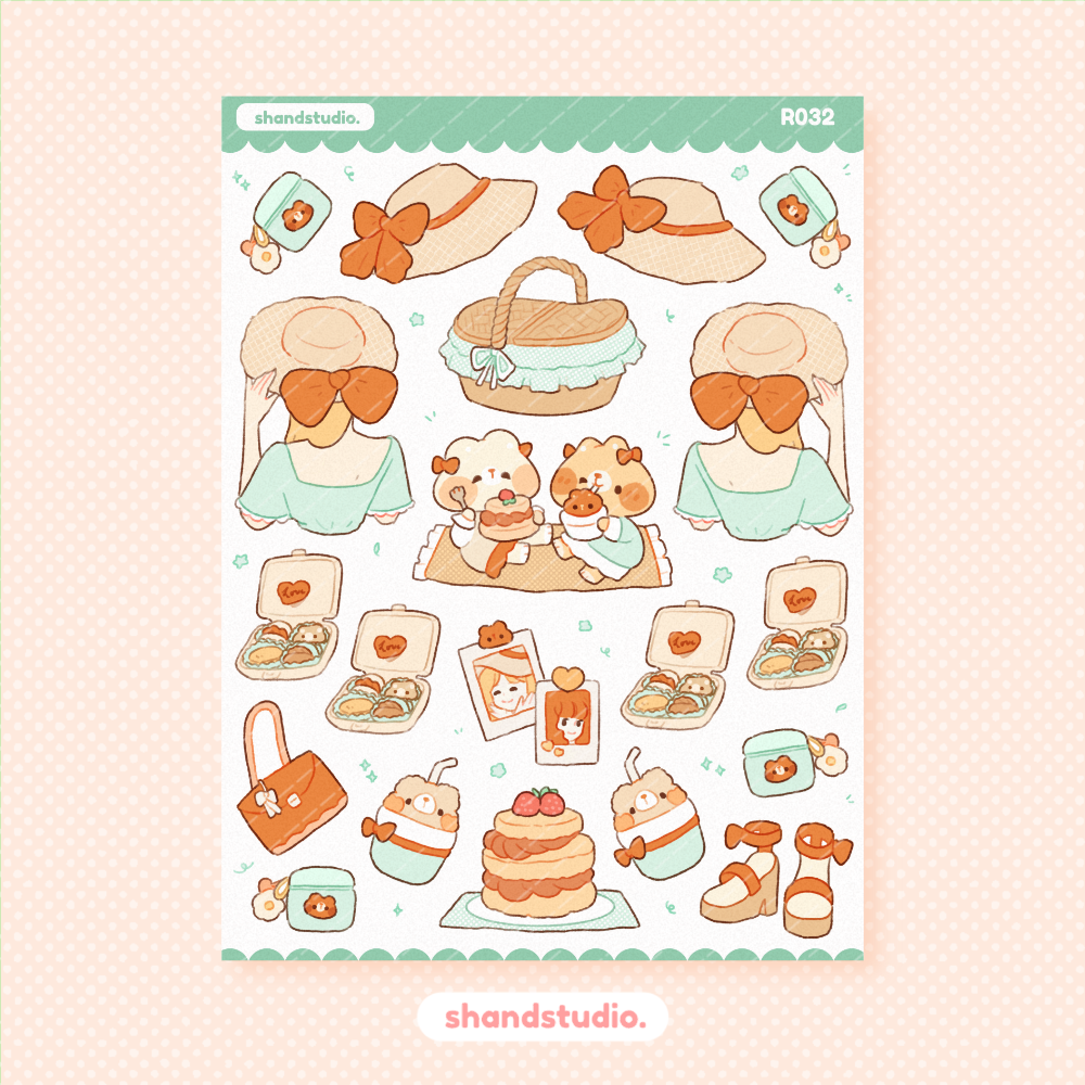 Spring Date Sticker Sheet