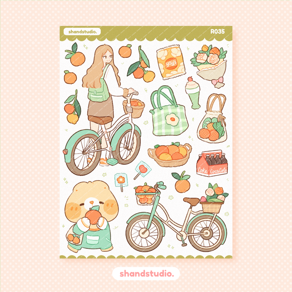 Spring Break Sticker Sheet