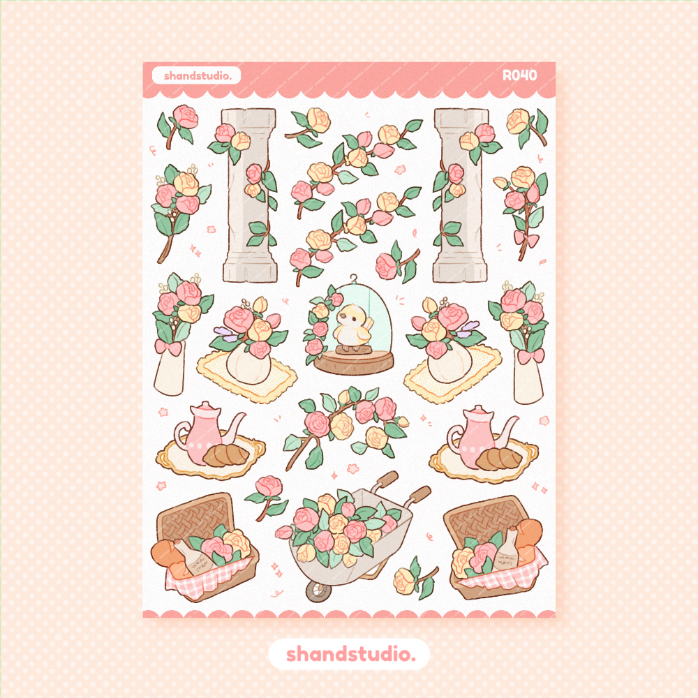 Garden Princess #1 Sticker Sheet