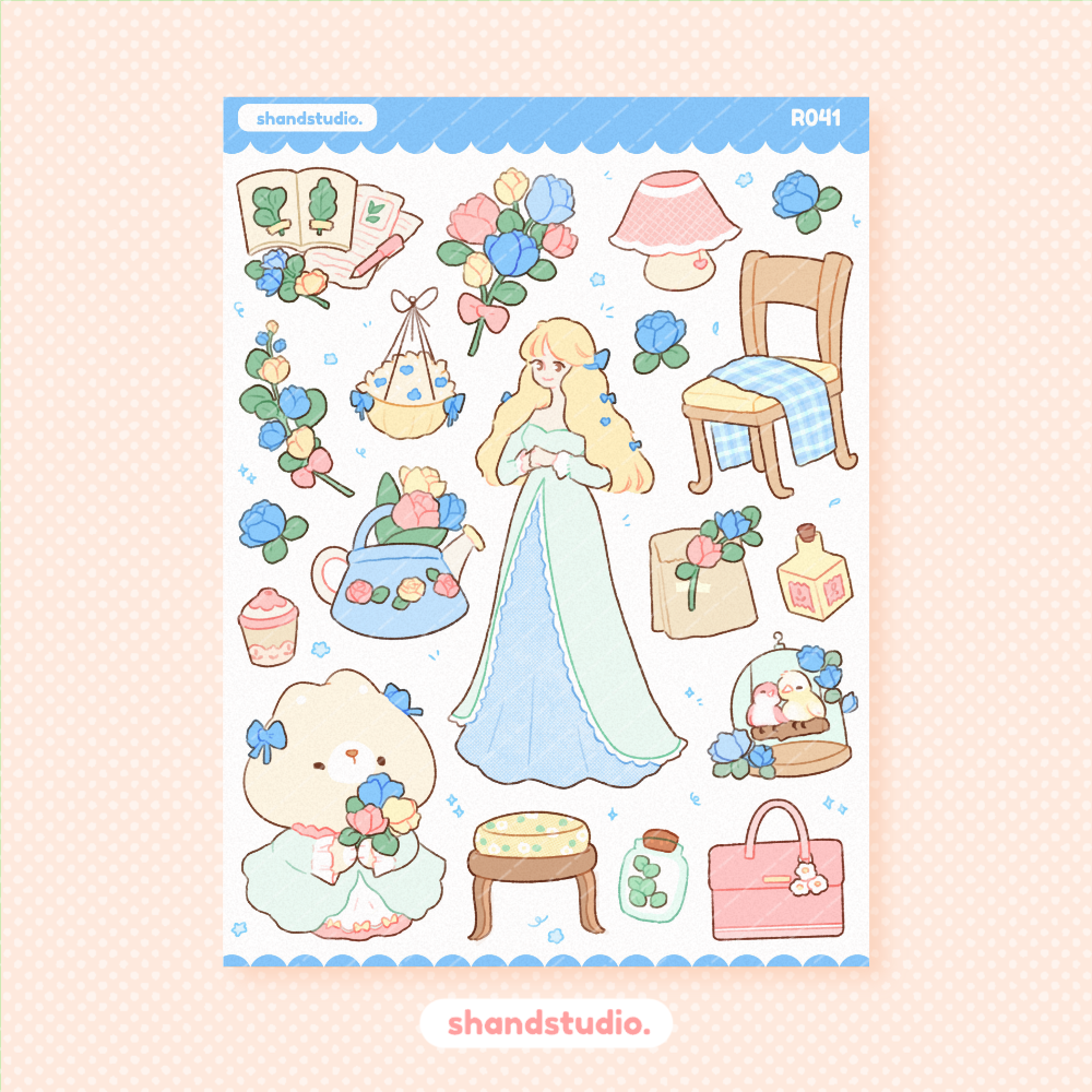 Garden Princess #2 Sticker Sheet