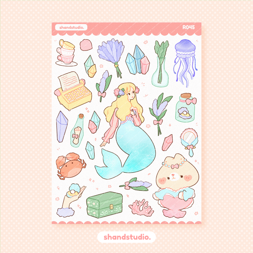 Mermaid #2 Sticker Sheet