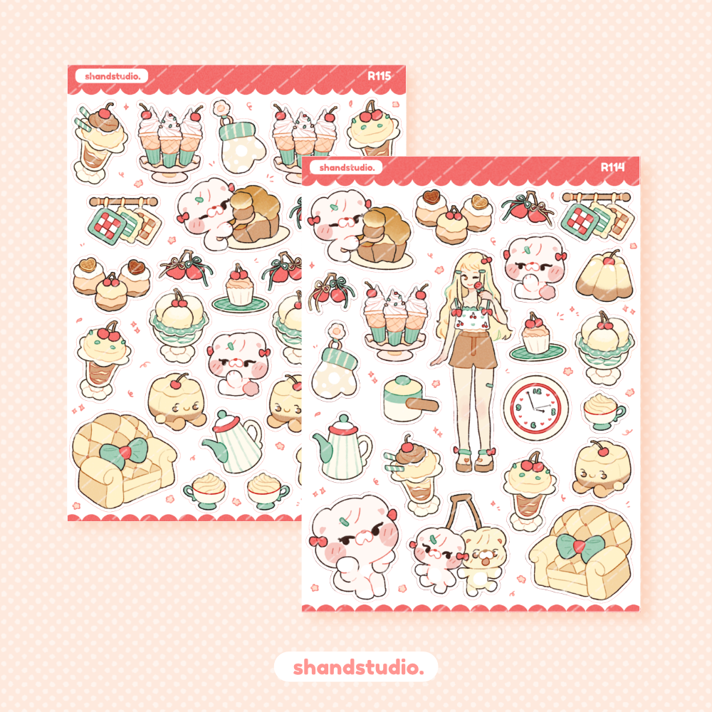 Sweet Cherry #1 Theme Sticker Sheet