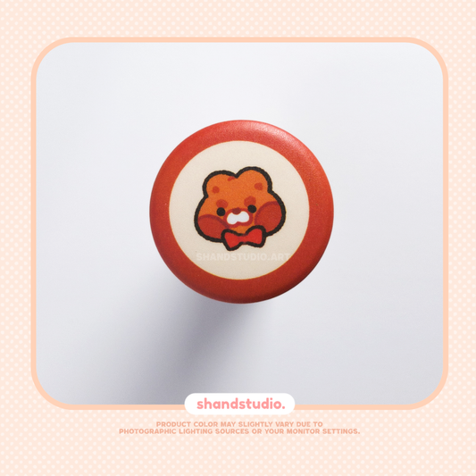 Mr.Bear Badge 1.25" Button Pin